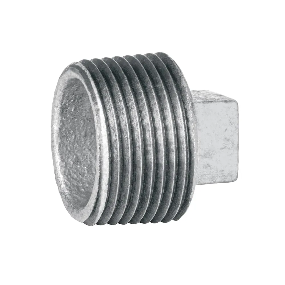 Tapon Galvanizado Macho 1 1/2" MUELLER