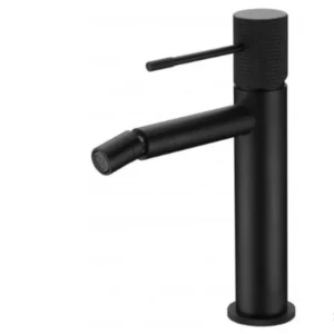 Monomando de Bidé Negro Mate Serie Line My Store