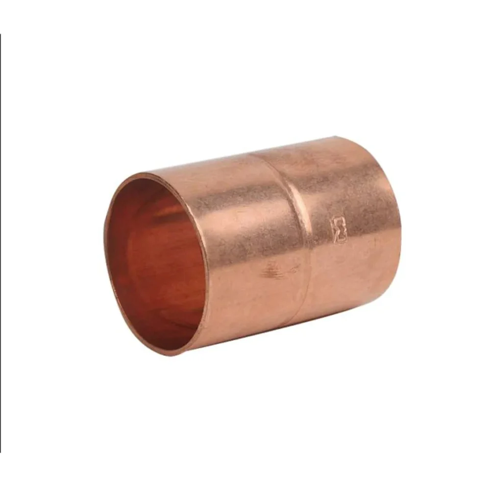 Cople Cobre Con Tope 1" NACOBRE