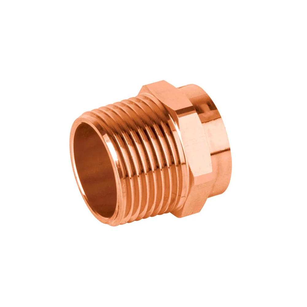 Cople Rosca Exterior Cobre 1 1/4" NACOBRE
