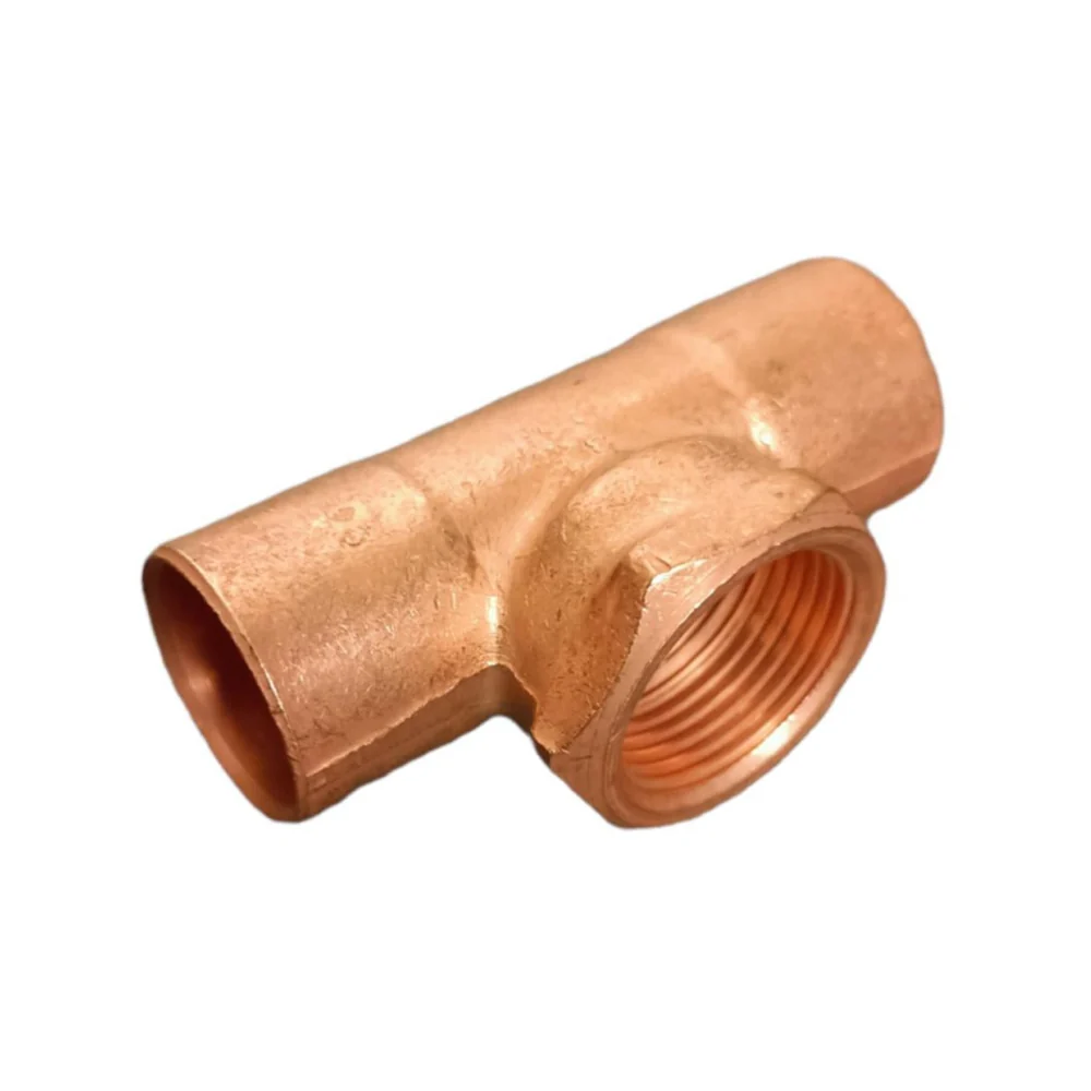 Tee Cobre Rosca Centro 2" NACOBRE