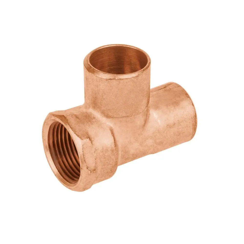 Tee Cobre Rosca Lateral 1 1/2" NACOBRE