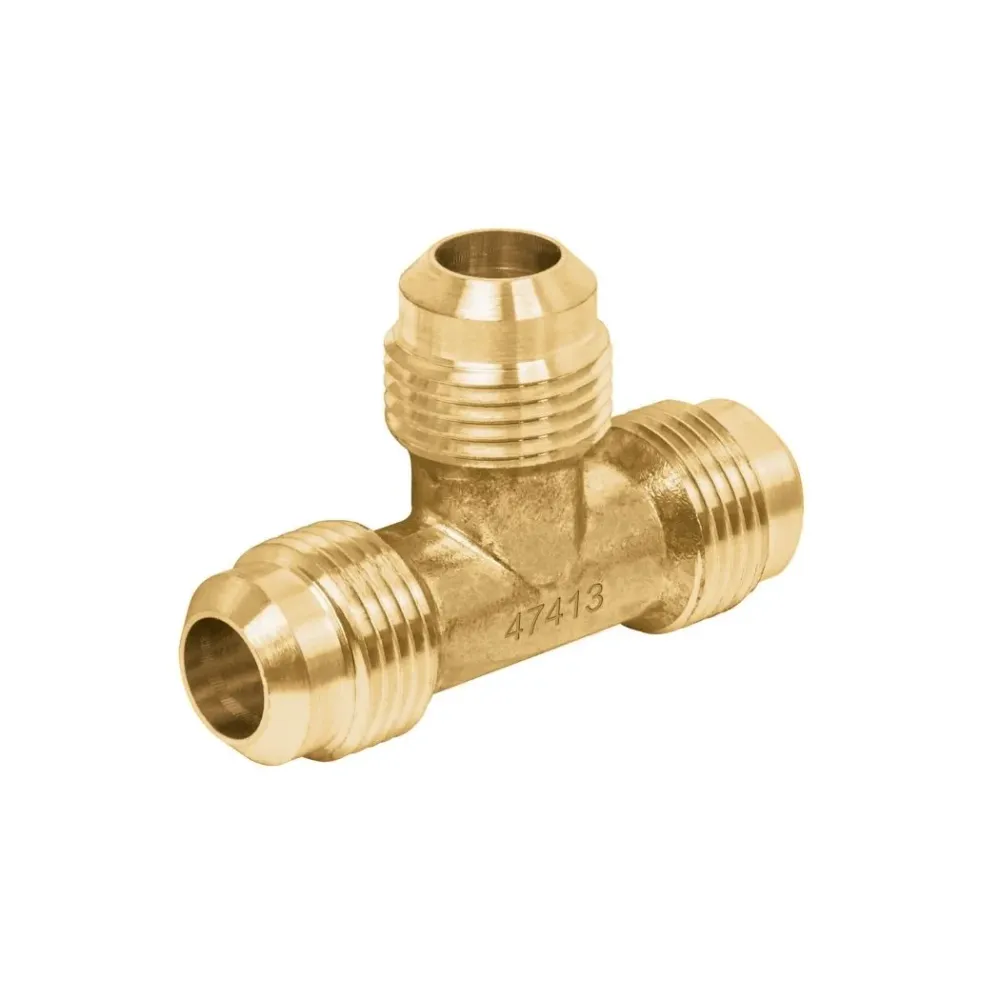 Tee Union Flare 3/8" NACOBRE