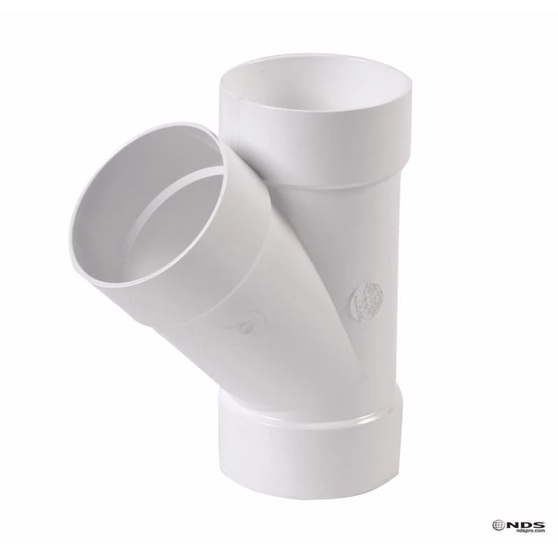 Conectores NDS Schedule 35 de 4 pulg. de diámetro x 4 pulg. de diámetro en forma de D, PVC, paquete de 1 - Oferta de la se...