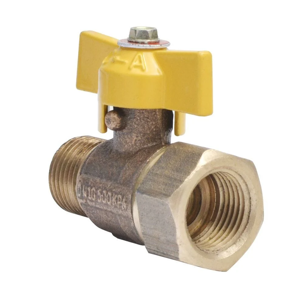 Llave Bola Gas Br Hi-He 1/2 Pulgada NIBSA