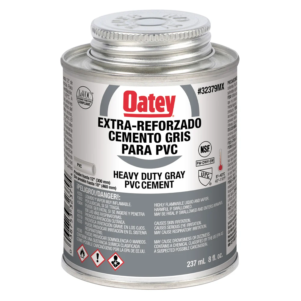 Pegamento Oatey 1/4 Lt Gris