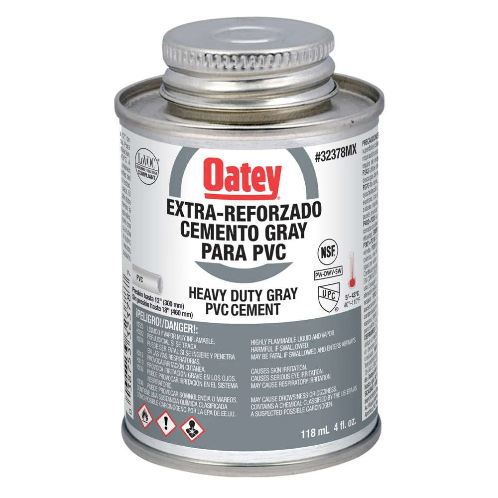 Pegamento Oatey 1/8 Lt Gris