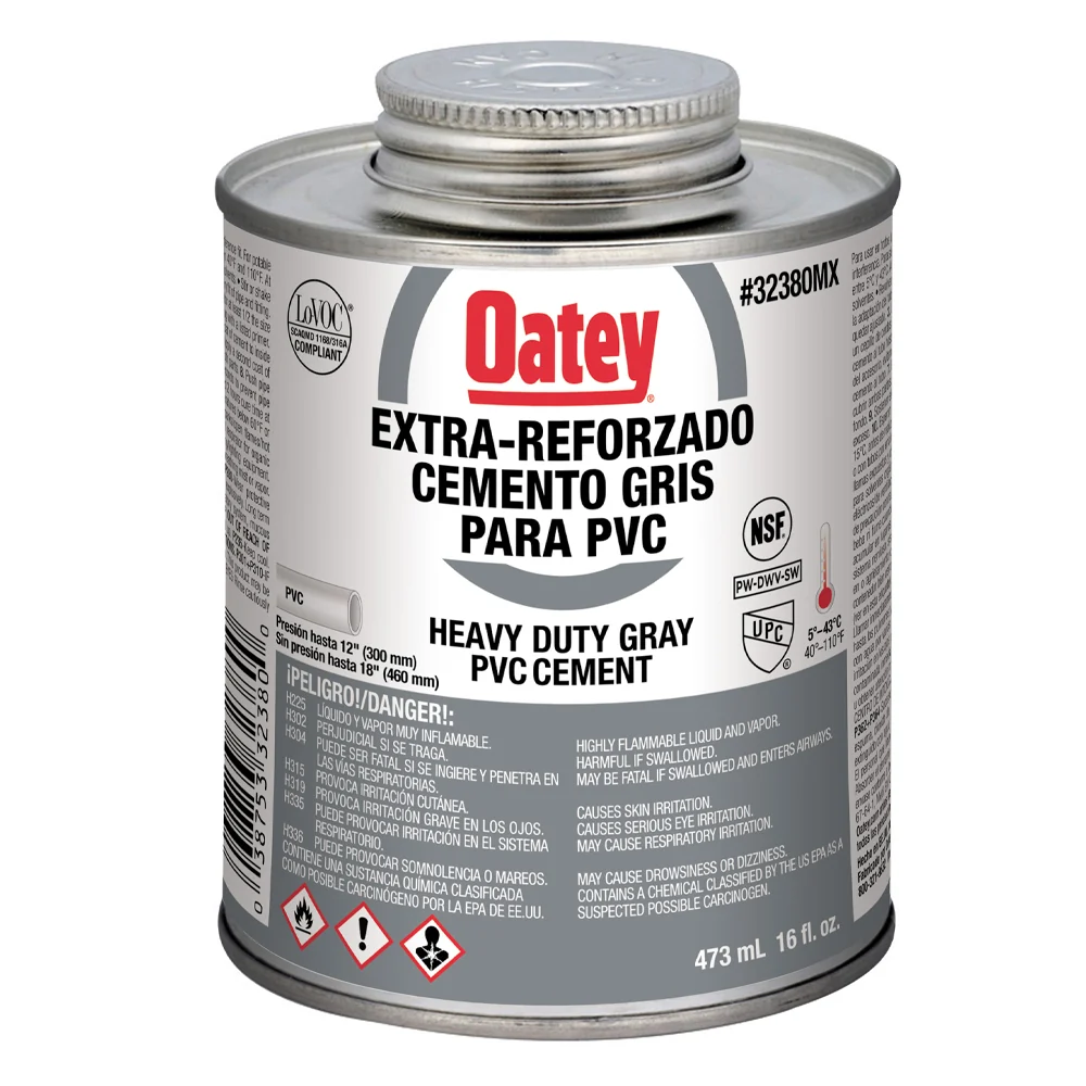 Pegamento Oatey 1/2 Lt Gris