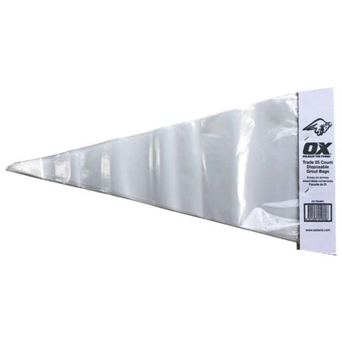 Bolsas de lechada desechables Ox Trade (25 unidades/tarjeta) OX Tools
