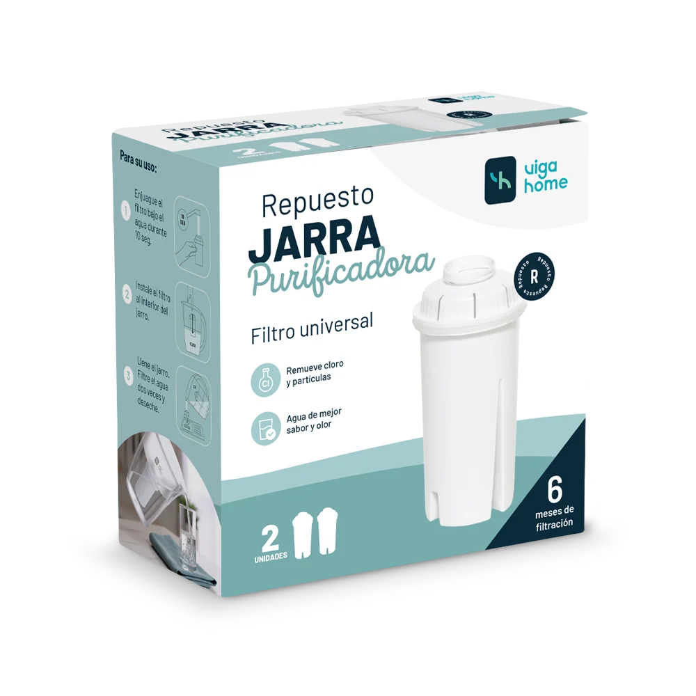 Pack Jarra Celeste + 2 filtros extra