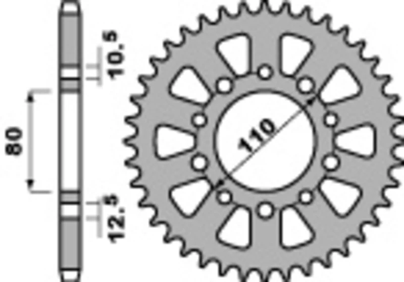 Corona PBR acero estándar 334 - Paso 530