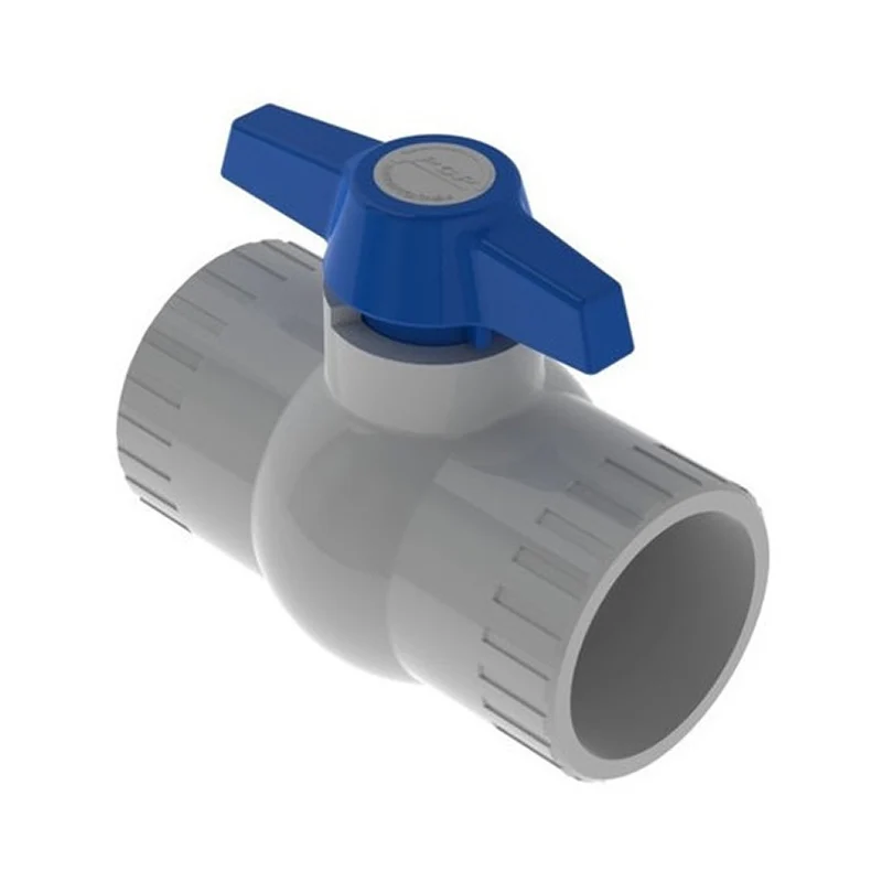 Válvula de bola de 3/4" CPVC para soldar PCP