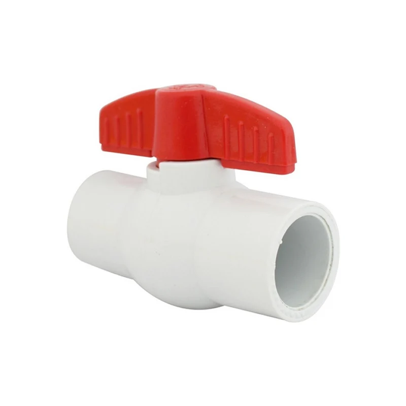 Válvula de bola de 1 1/2" PVC soldar PCP
