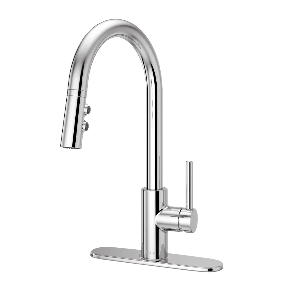 Griferí para Lavaplatos Stellen Pull-Down Cromo Pulido Pfister Perú