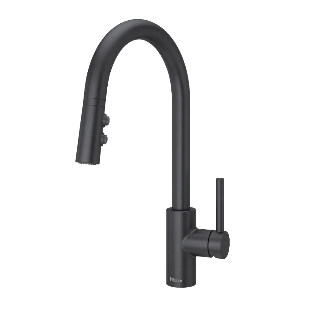 Griferí para Lavaplatos Stellen Pull-Down Negro Mate Pfister Perú