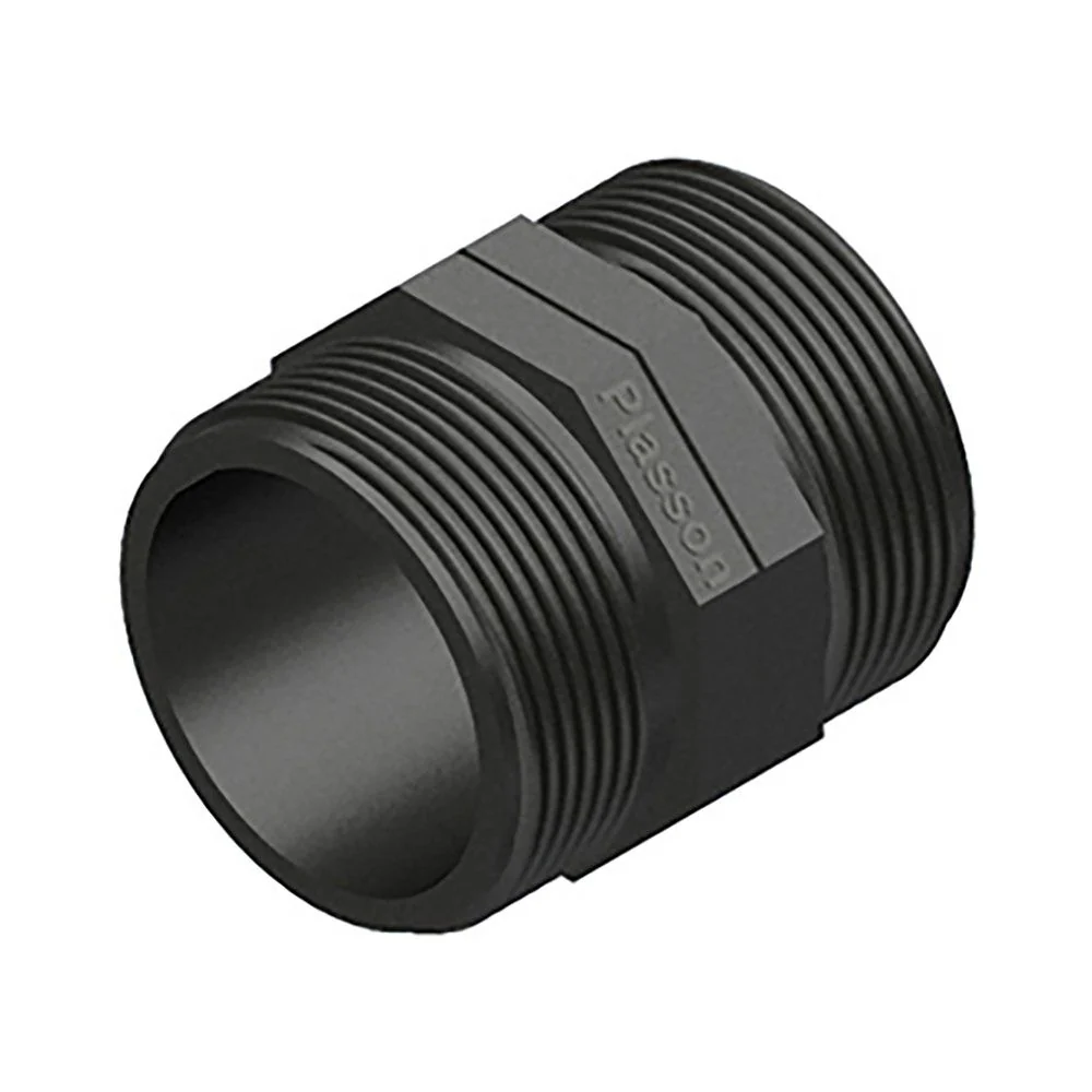 MANGUITO ROSCA MACHO POLIPROPILENO 1" PLASSON