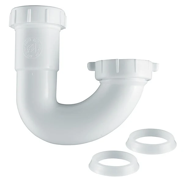 J-BEND PLÁSTICO BLANCO 1-1/2"D PlumbCraft