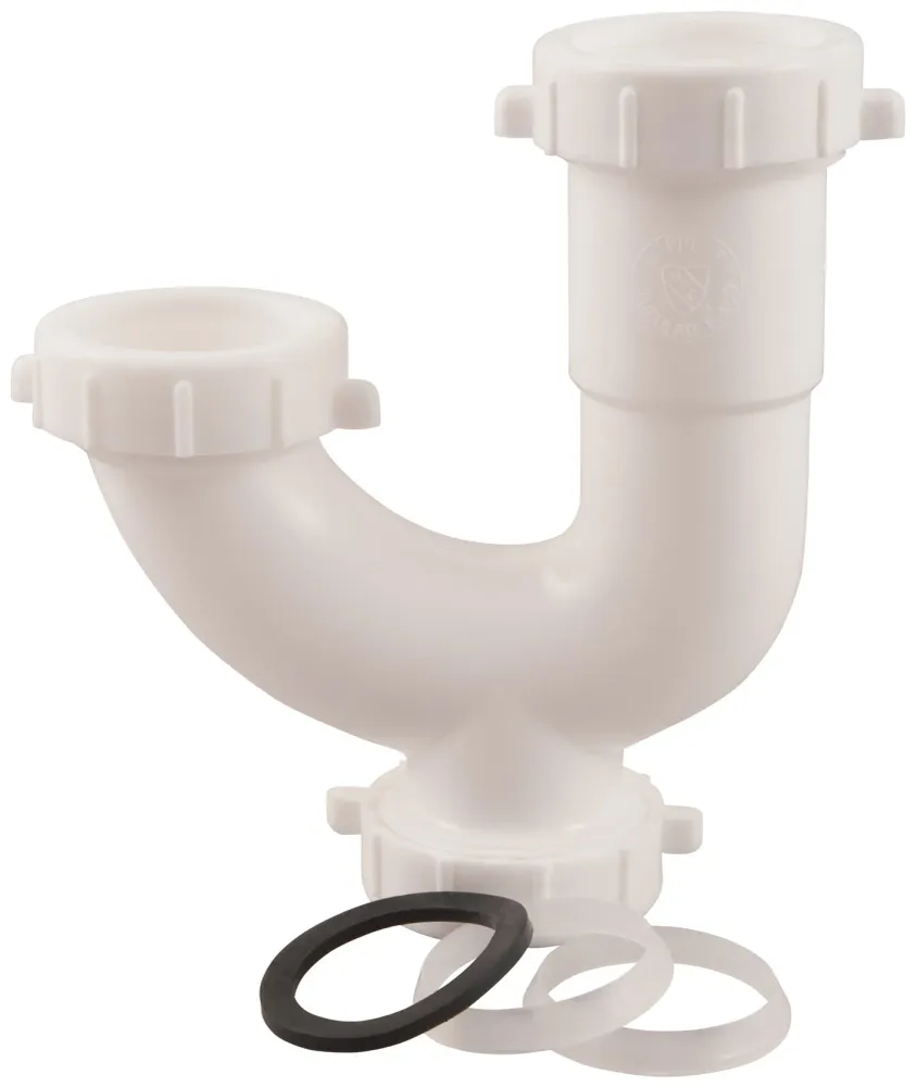 J-BEND PLÁSTICO BLANCO 1/2"D PlumbCraft