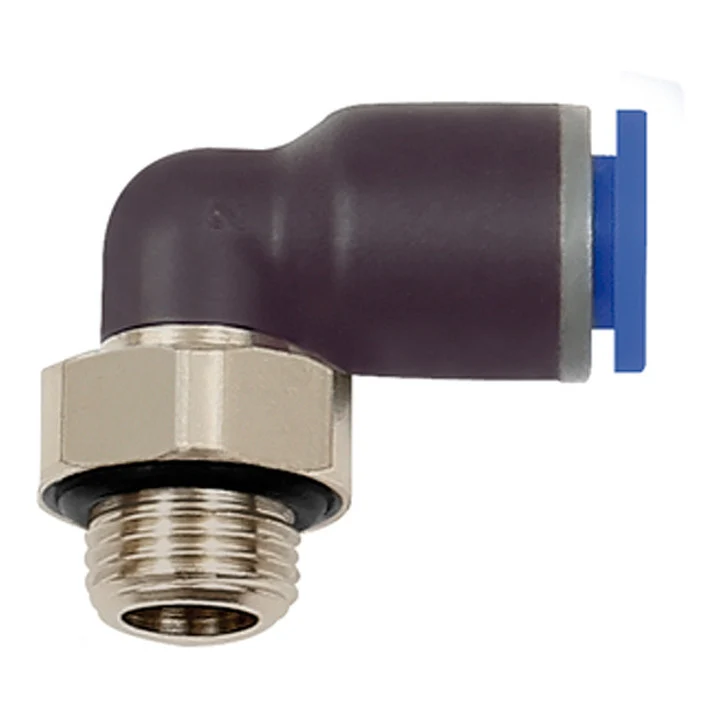 Racor rápido roscado RIEGLER en L Serie azul Rosca exterior G 1/2 ″ SW 24 mm ( 4588880204 )