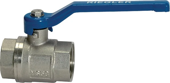 VÁLVULA DE BOLA DE LATÓN RIEGLER LÍNEA DE VÁLVULA 41,91 mm G 1 1/4 ″ ( 4588880176 )