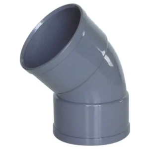 CODO EVACUACION EN PVC H-H 32-45º Riuvert