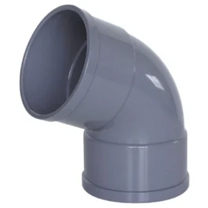 CODO EVACUACION EN PVC HEMBRA HEMBRA 67º Riuvert