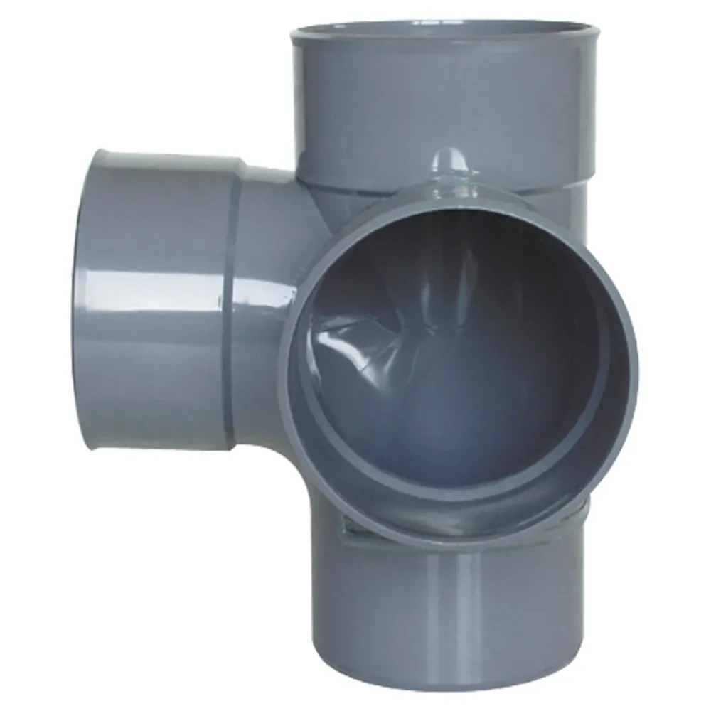 TE DOBLE ESCUADRA EN PVC 87º Riuvert