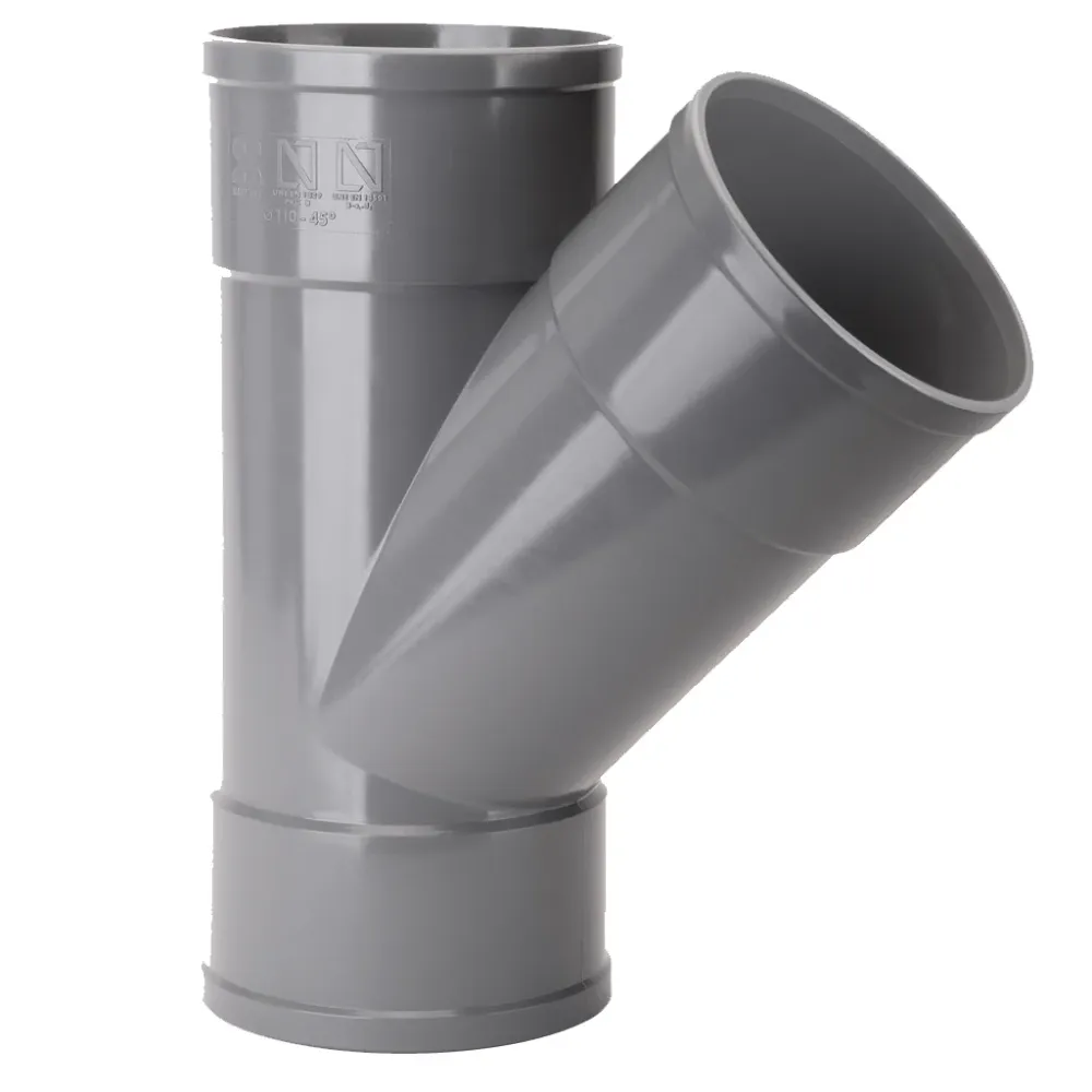 TE EN PVC HEMBRA-HEMBRA 45º Riuvert