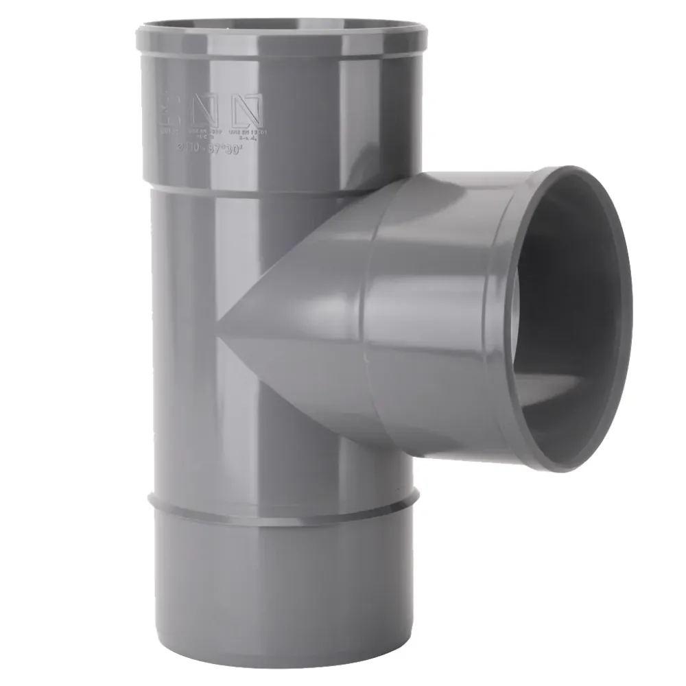 TE EN PVC MACHO HEMBRA 90-87º Riuvert