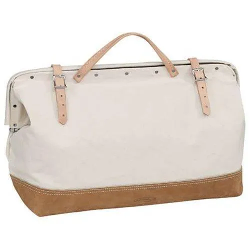 Bolsa de herramientas de lona con base de cuero RJ Leather