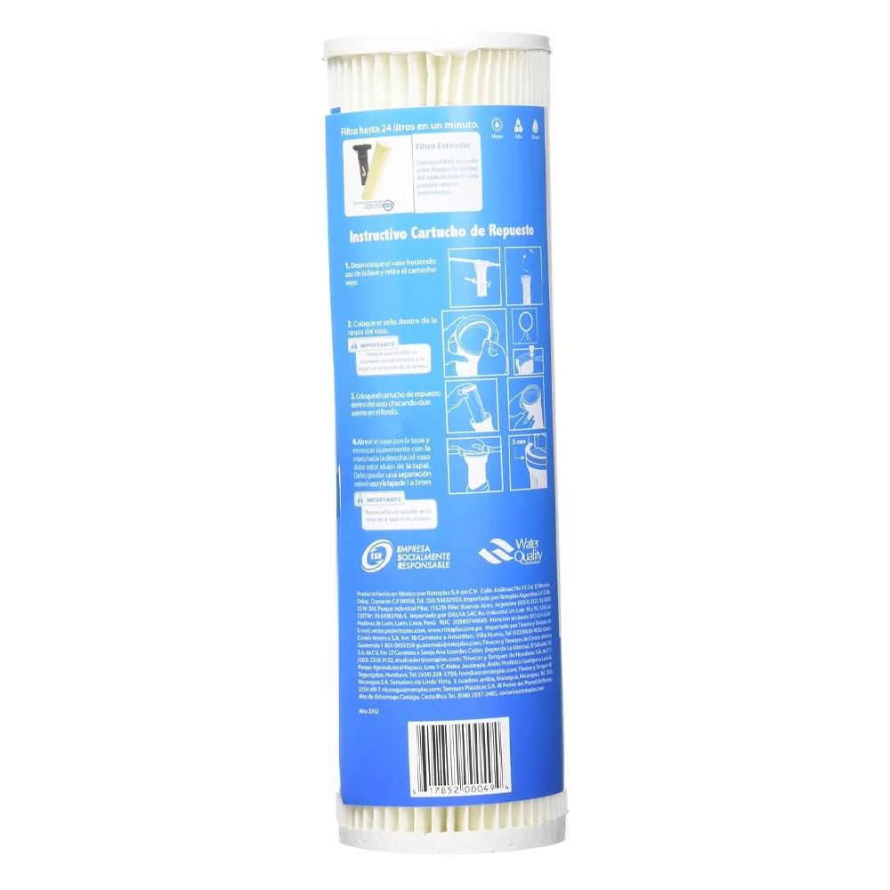 Cartucho Paso 1 Rotoplas Fes-01R