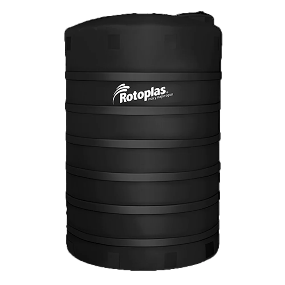Tanque 25000 Lt Negro Reforzado 20% Rotoplas
