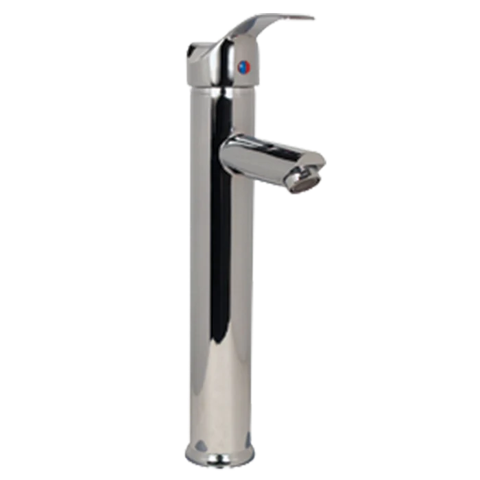 Mezcladora Monomando Rugo Largo Para Lavabo Cromo Pv6014