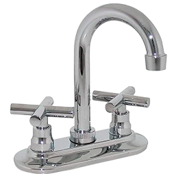 Mezcladora Rugo 24Cc Para Bar 4 Pico Abatible Cartucho CeráMico Cromo