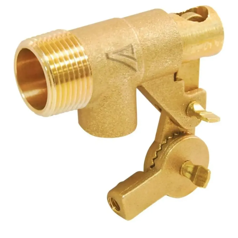 Válvula para Flotador Samplon de 1/2'' Resistente la Corrosión, Acabado Niquelado Sanplom