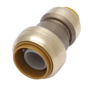 Acoplamiento reductor de latón SharkBite Push-to-Connect de 1 pulg. PTC x 3/4 pulg. D PTC - Oferta de la semana