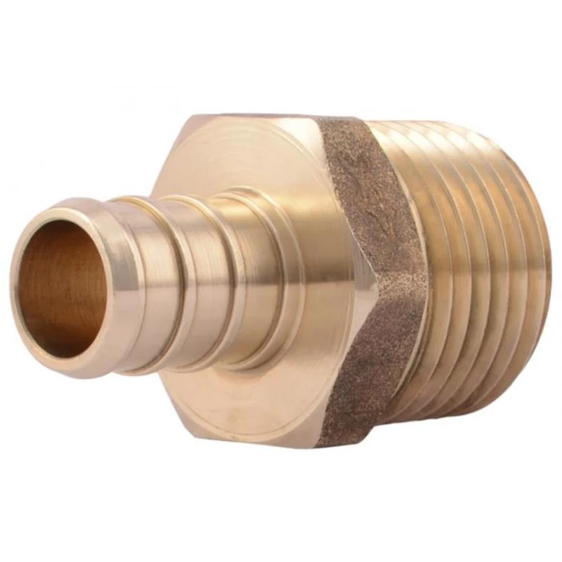Adaptador de latón MPT SharkBite con conexión presión de 3/4 pulg. (cada uno) y 1/2 pulg. de diámetro - Oferta de la semana