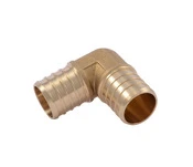 Codo de latón de 90 grados SharkBite Push to Connect de 1 pulg. de pú x 1 pulg. de pú en D - Caja abierta