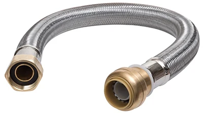 Conector para calentador de agua Shark Bite de 3/4" de deslizamiento x 1" FNPT - Oferta de la semana SharkBite