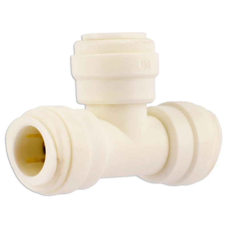 Conector en T de plástico SharkBite Push-to-Connect de 1/2 pulg. PTC x 1/2 pulg. D PTC - Oferta de la semana