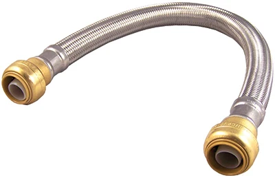 Línea de suministro SharkBite de acero inoxidable de 3/4 pulg. PTC x 3/4 pulg. D PTC de 18 pulg. - Oferta de la semana