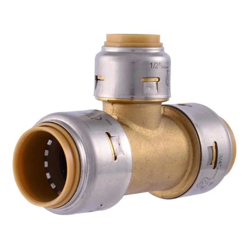 Reductor en T de latón SharkBite de 3/4" PTC x 3/4" D - Oferta de la semana