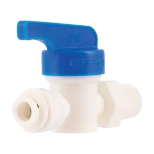 SharkBite 1/4 . Push-Fit X 1/4 . Push Polystyrene Straight Valve - Open Box