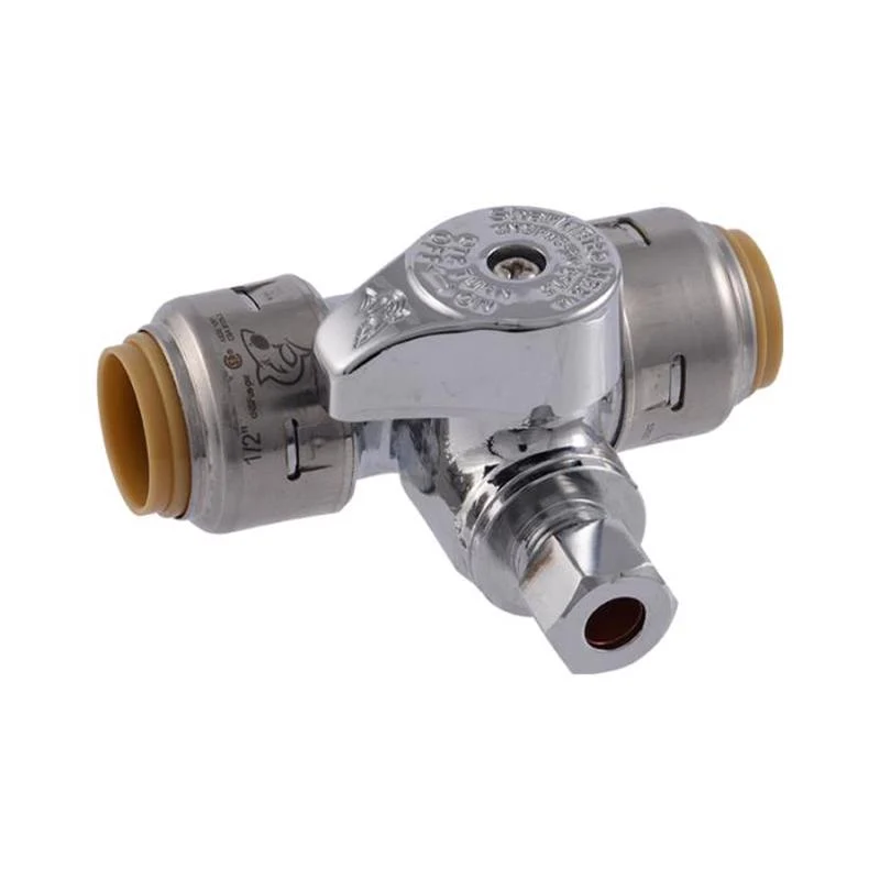 Tope en T de latón SharkBite de 1/2 pulg. PTC x 1/2 pulg. PTC - Oferta de la semana