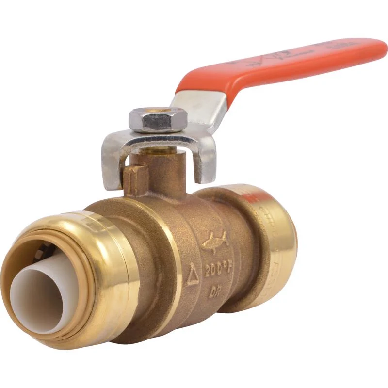 Válvula de bola SharkBite de latón de 3/4" con ajuste presión para agua potable - Oferta de la semana