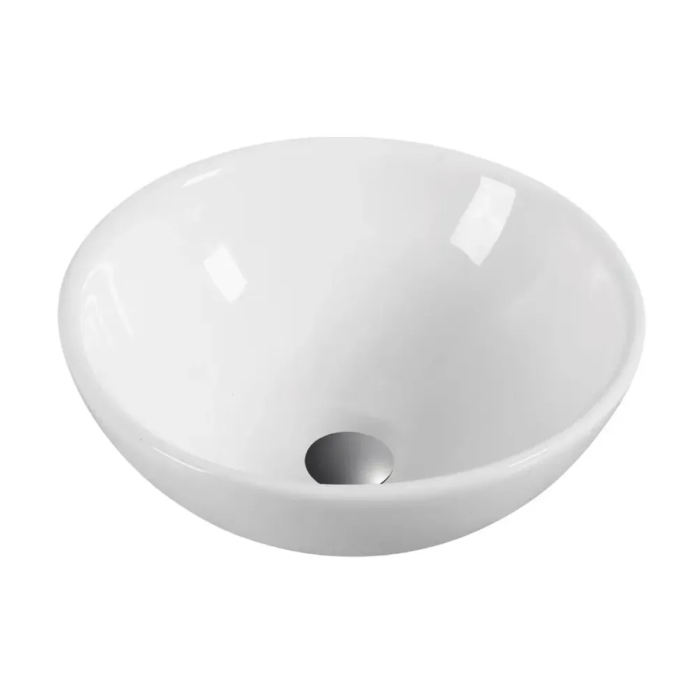 Lavamanos Redondo Oslo 32x10 cm Blanco Tipo Vessel SMART