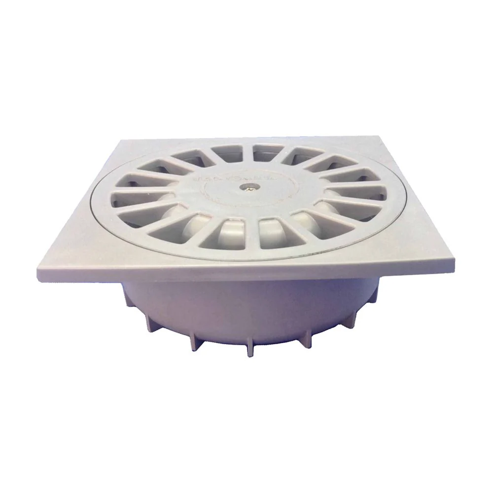 SUMIDERO PVC SIFONICO VERTICAL T-88, 200 x 200 x 70,5 mm / Ø110 - 90 mm TECNOAGUA