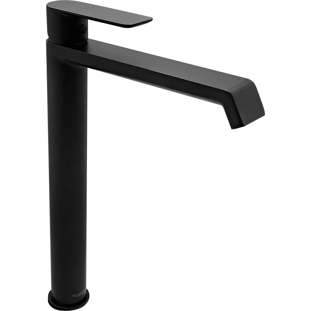 Monomando Alto "Fusion" Negro Mate Tecnobath
