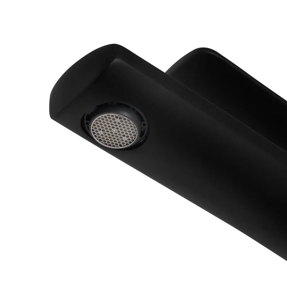 Monomando Alto para Lavabo "Lucent" Negro / Cromo Tecnobath