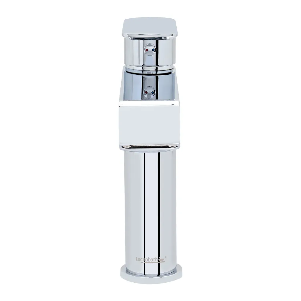 Monomando Corto "Fusion" Cromo Tecnobath